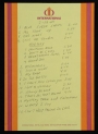 Elvis Presley Handwritten Set List from 1969