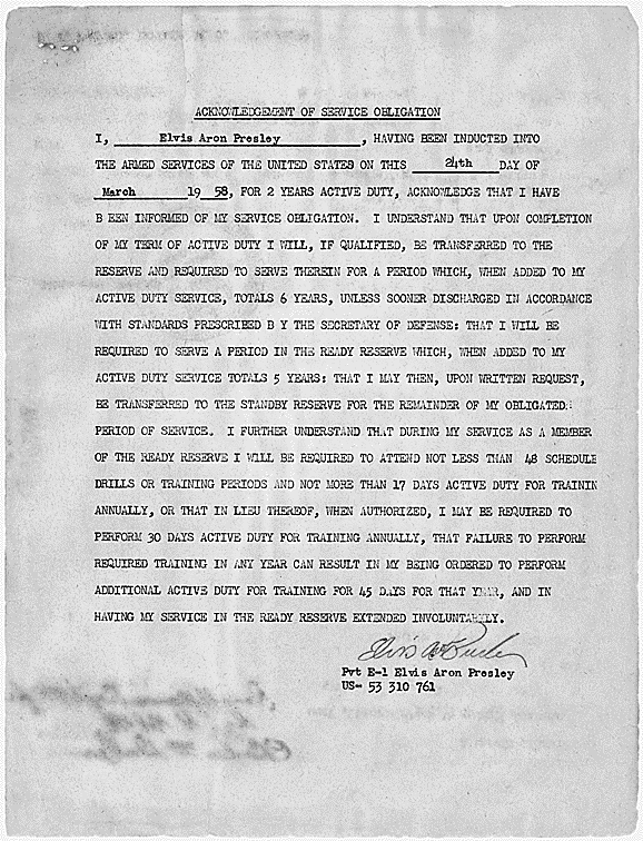 elvispresleymilitaryarmyobligation