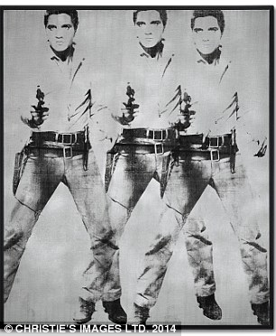 Andy Warhol painting of Elvis (1963) 