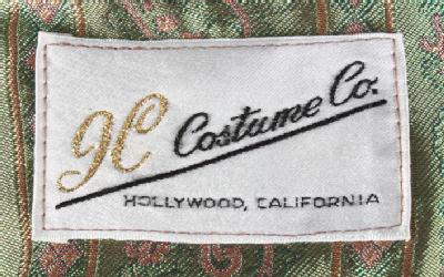 Elvis Presley IC Costume Tag for Paisley Shirt