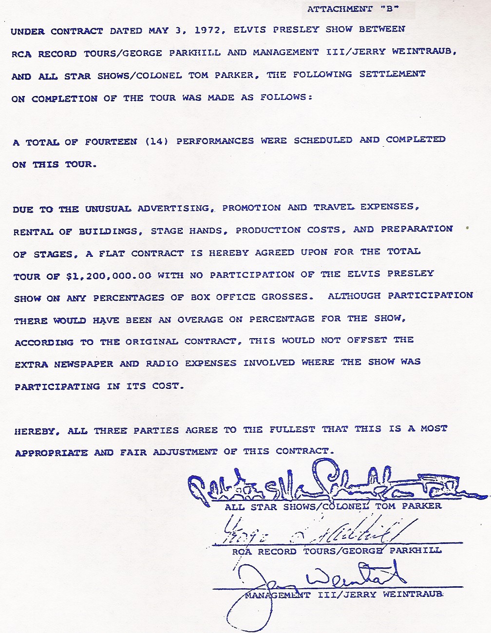 Elvis Madison Square Garden Contract - Page 7 of 8