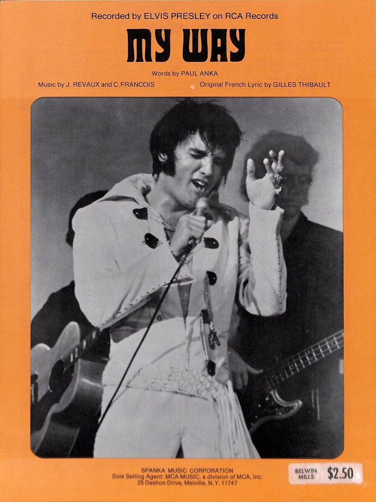 My Way Sheet Music Cover